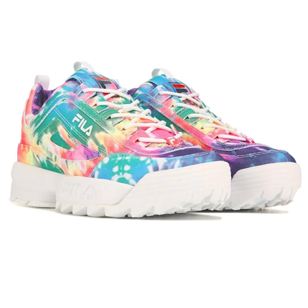 Fila Tiedye Disruptor 2, EUC, Size 9